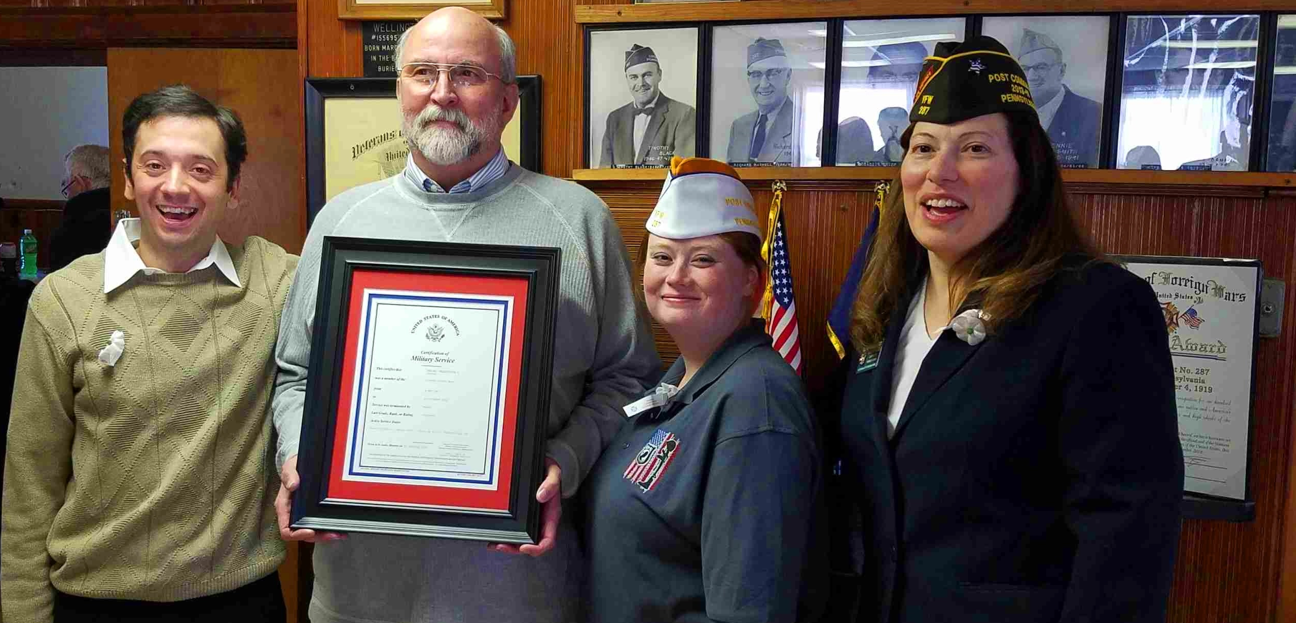 Sahler Presentation Service Record Presentation VFW Magazine
