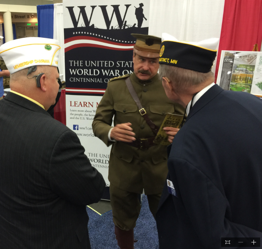 Pershing at Legion Convention