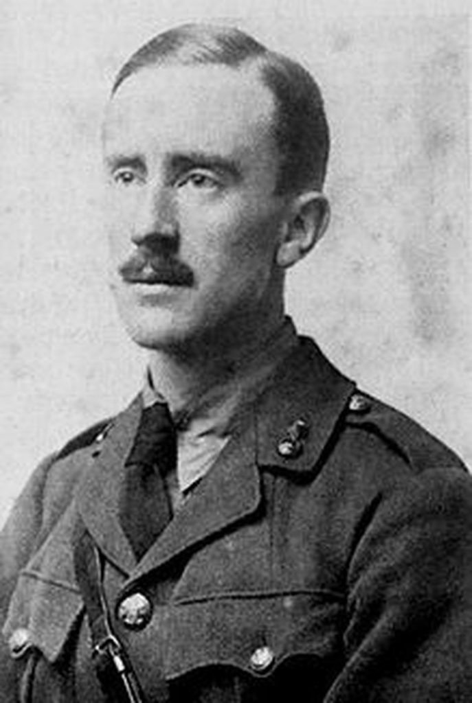 JRR Tolkien in WWI uniform
