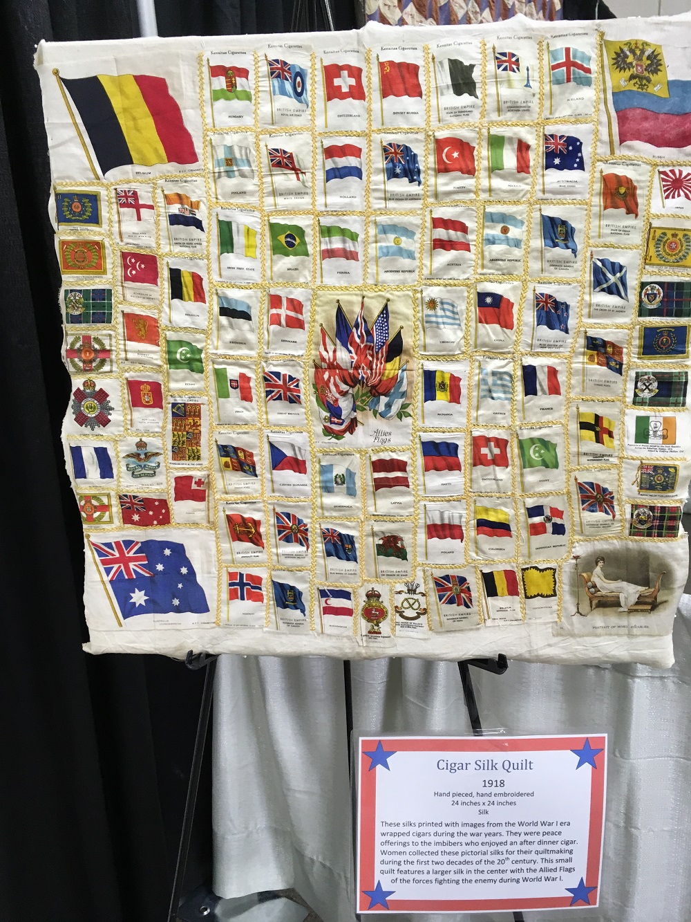 Cigar wrapper quilt