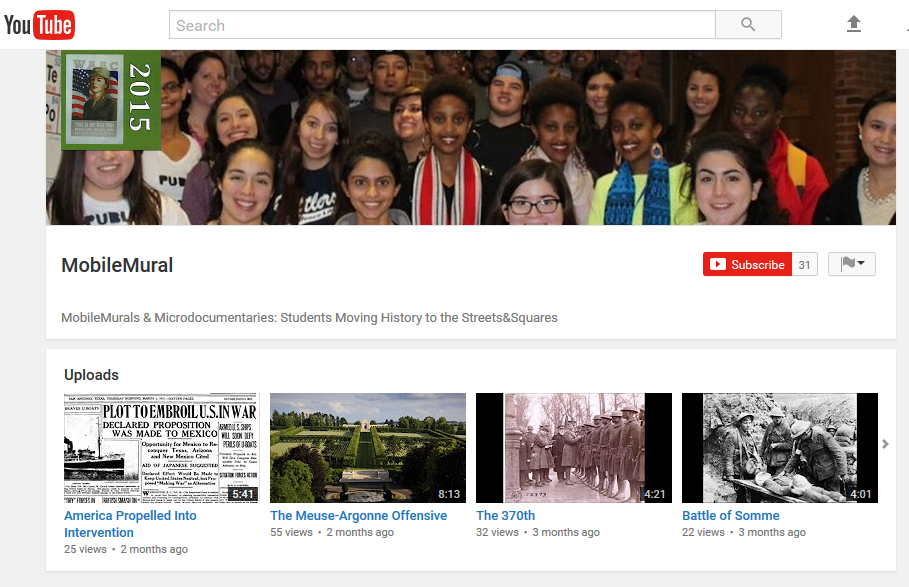 MobileMural Youtube channel