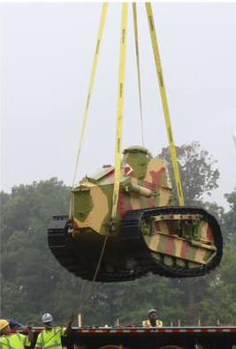 Tank lift at Army Museum