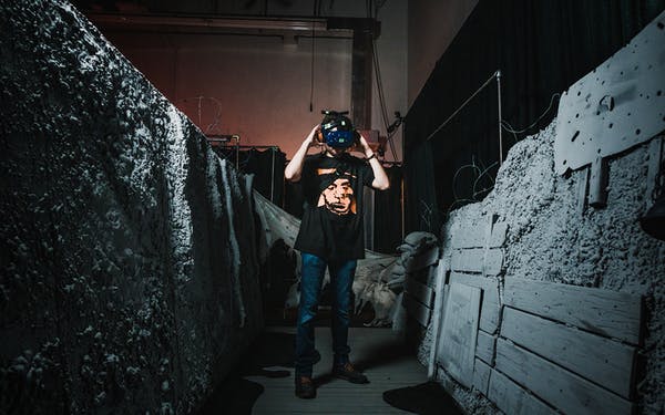 005 War Remains vr in trench