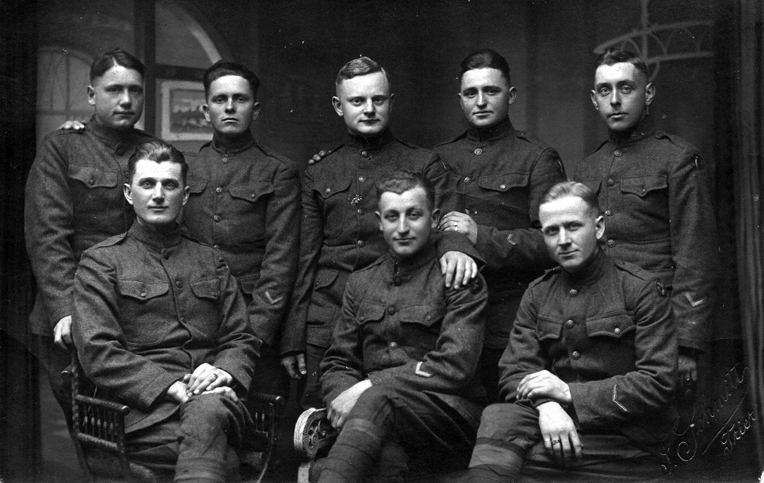 Charlie Bauer in the center of the front row circa 1917Kris Dillmankrisdillman@yahoo.com