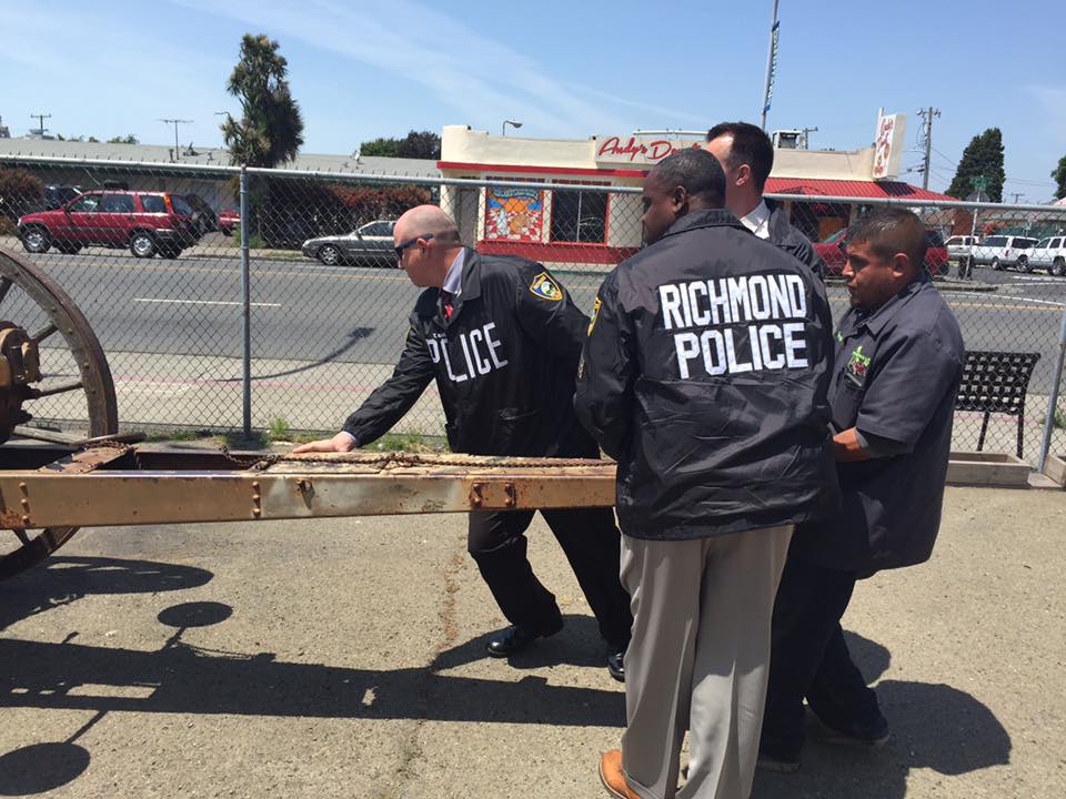 WW1 Cannon returned