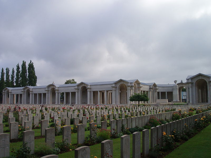 Arras Memorial and Fauberg DAmiens Cemetery