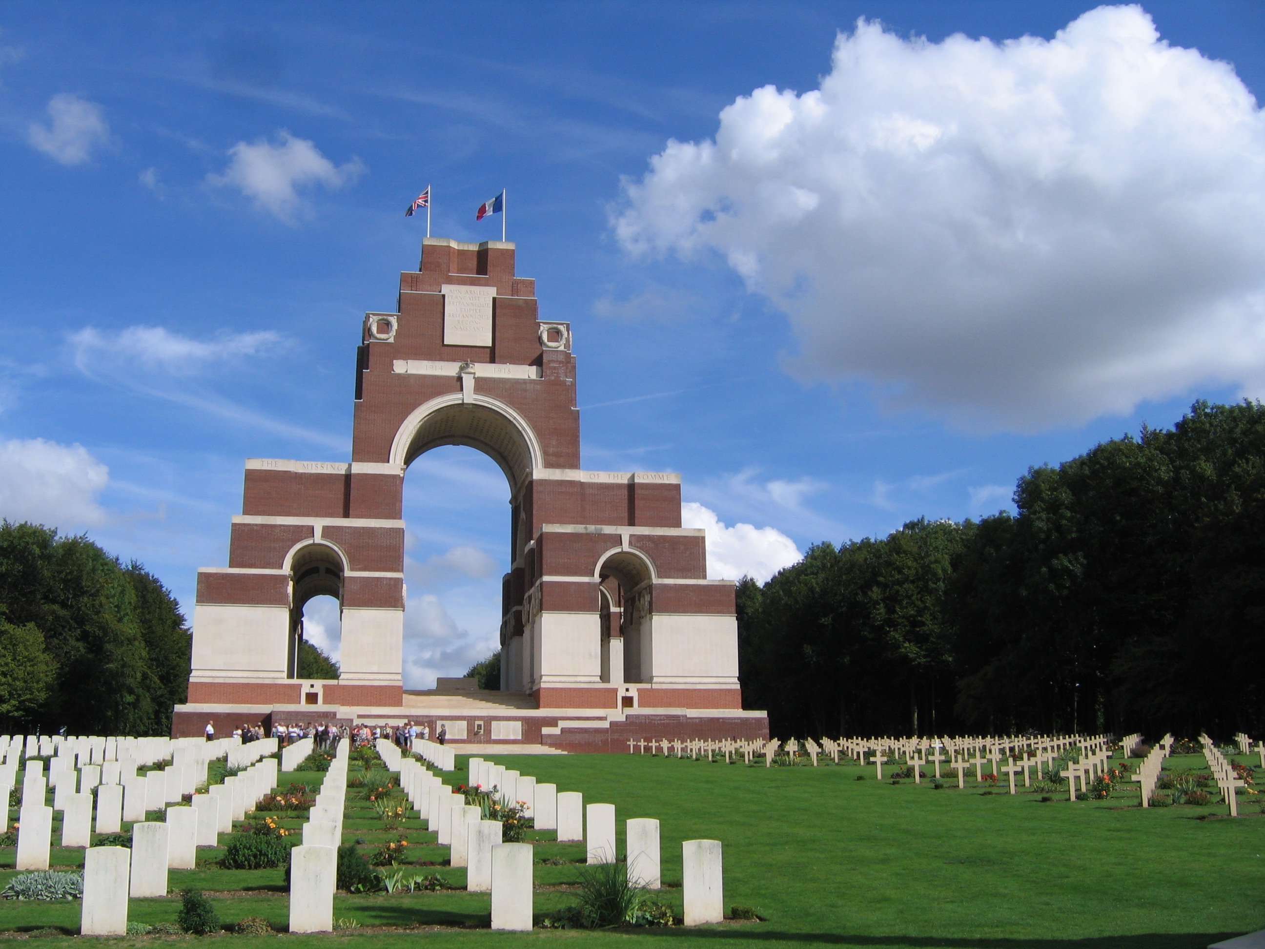 Thiepval Memorial and Anglo French Cemetery