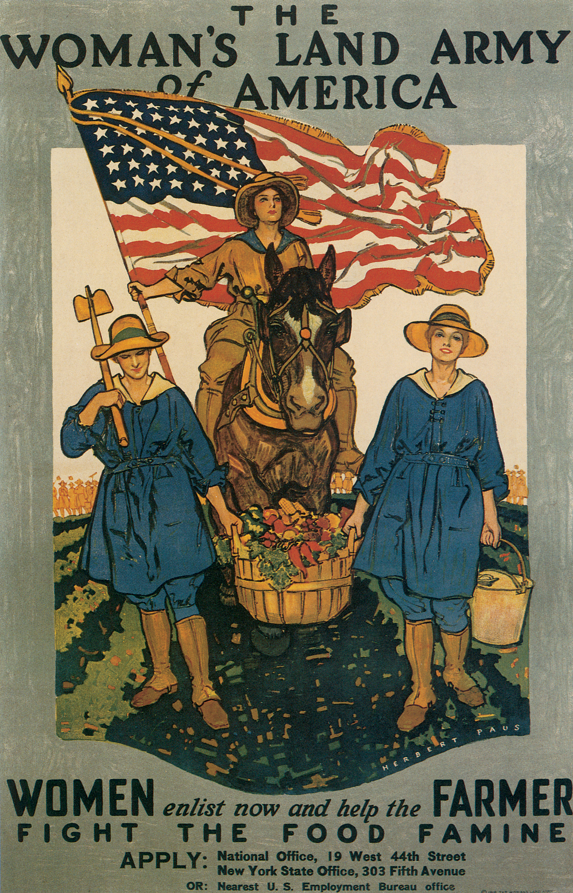 Woman's Land Army poster