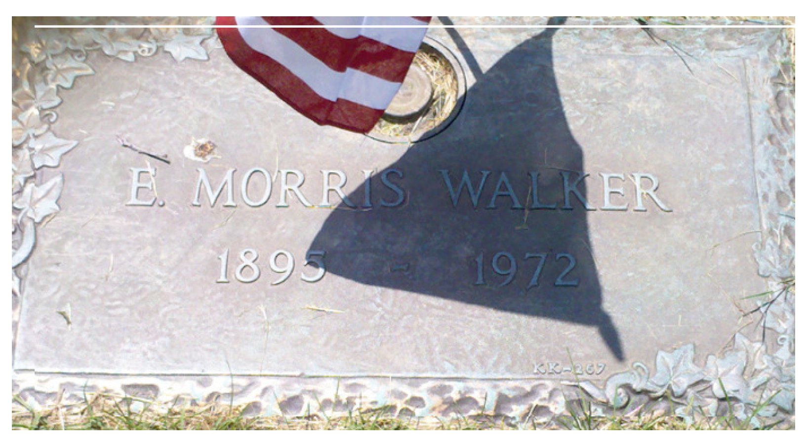 memorial marker Edward Morris Walker2