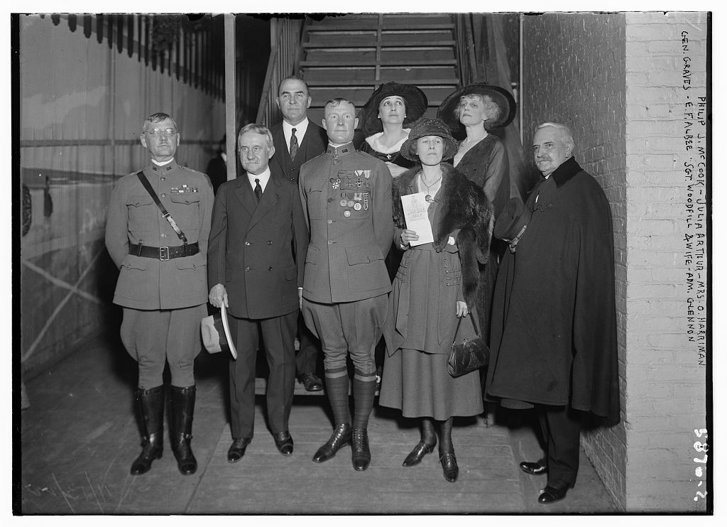 Samuel Woodfill and Wife in a group photograph Library of Congress