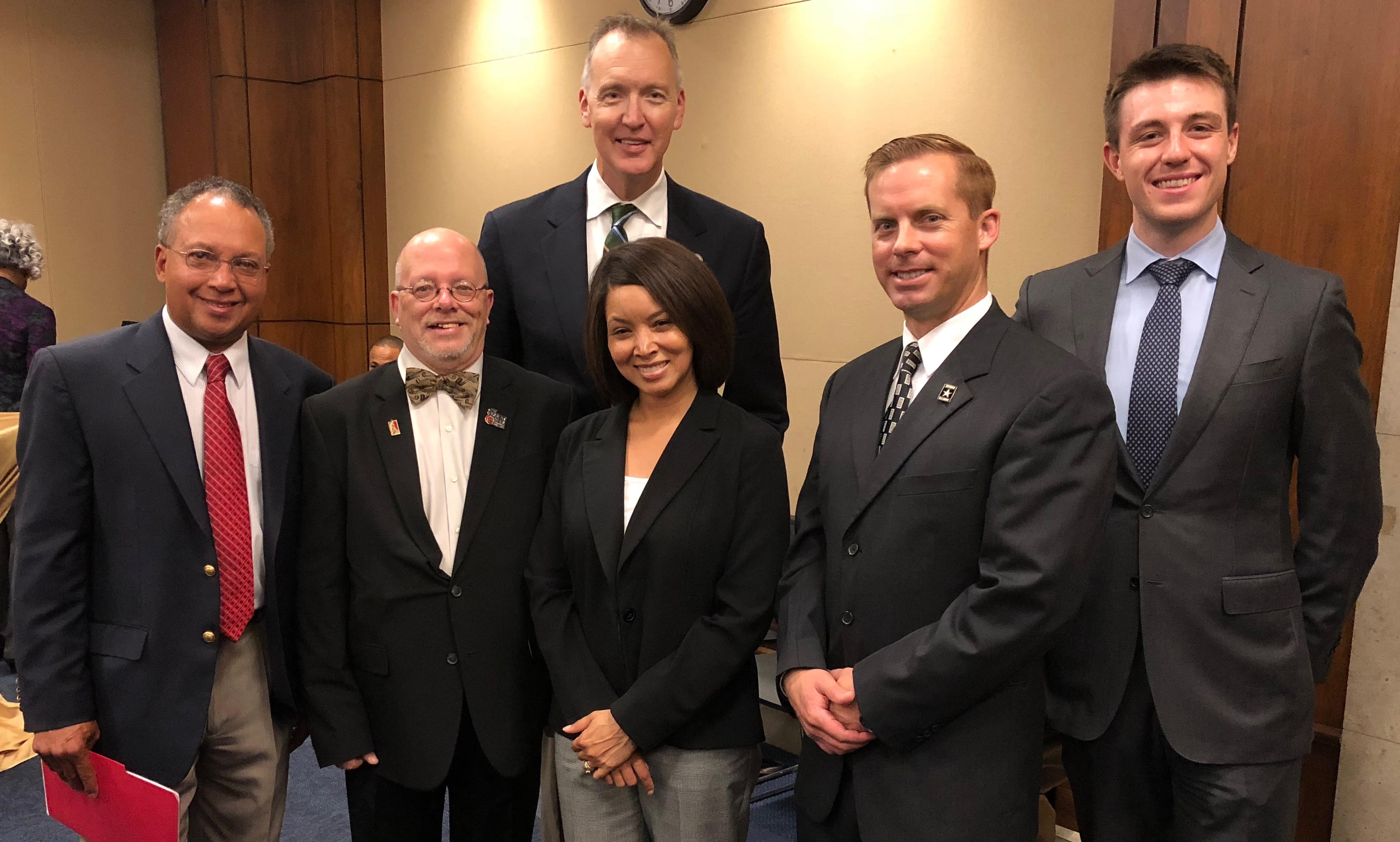 Members of the Valor Medals Review Task Force at the Congressional Black Caucus Veteran's Braintrust Annual Reception, 2018