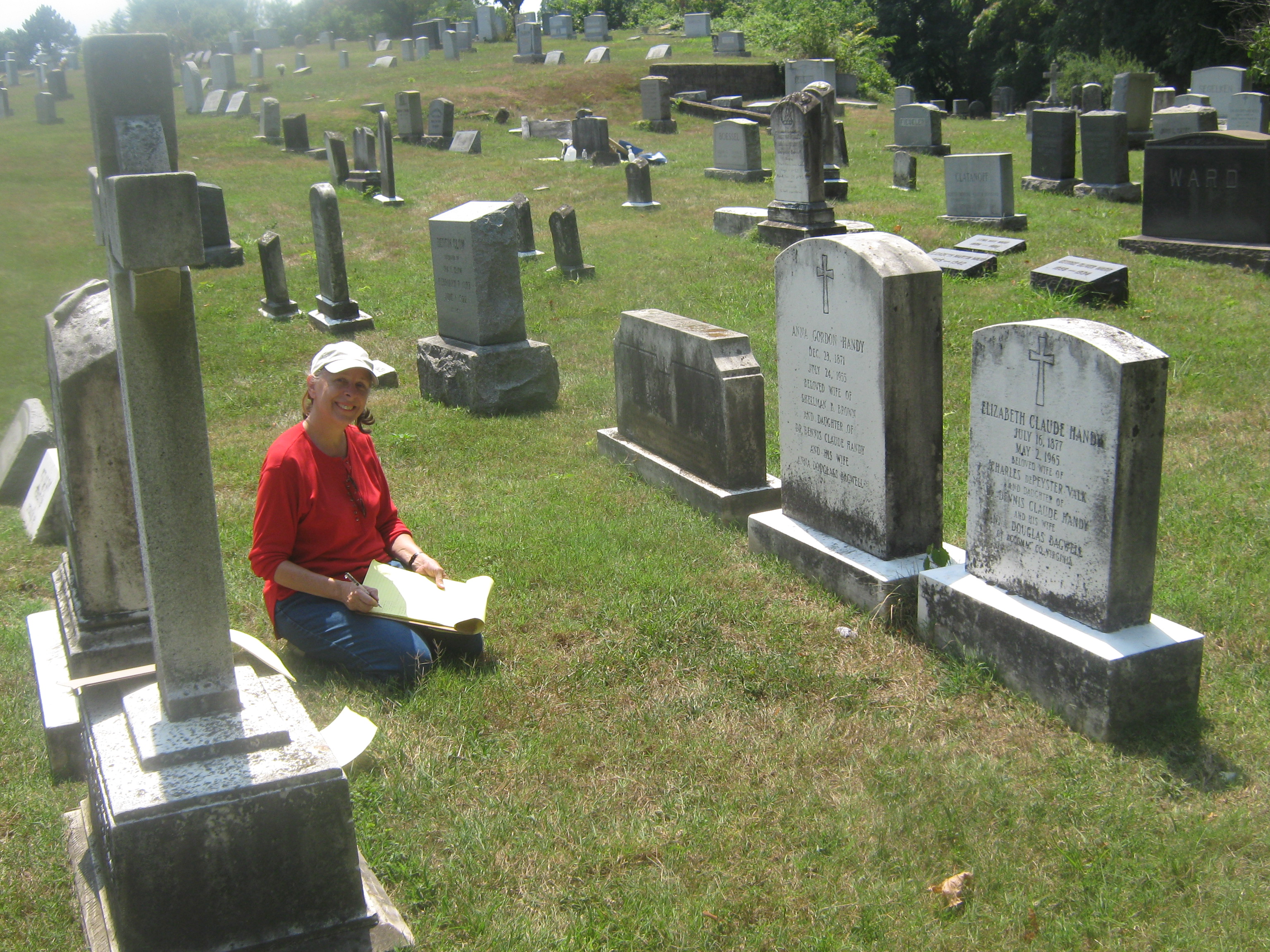 Tina at St. Annes Cem