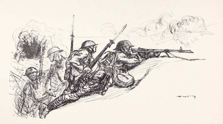 The Automatic Rifle Men JWThomason Fix Bayonets