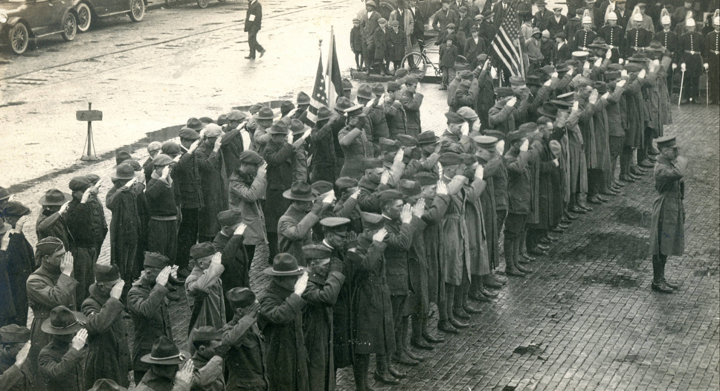Veterans in Armistice Day Ceremony Nelsonville