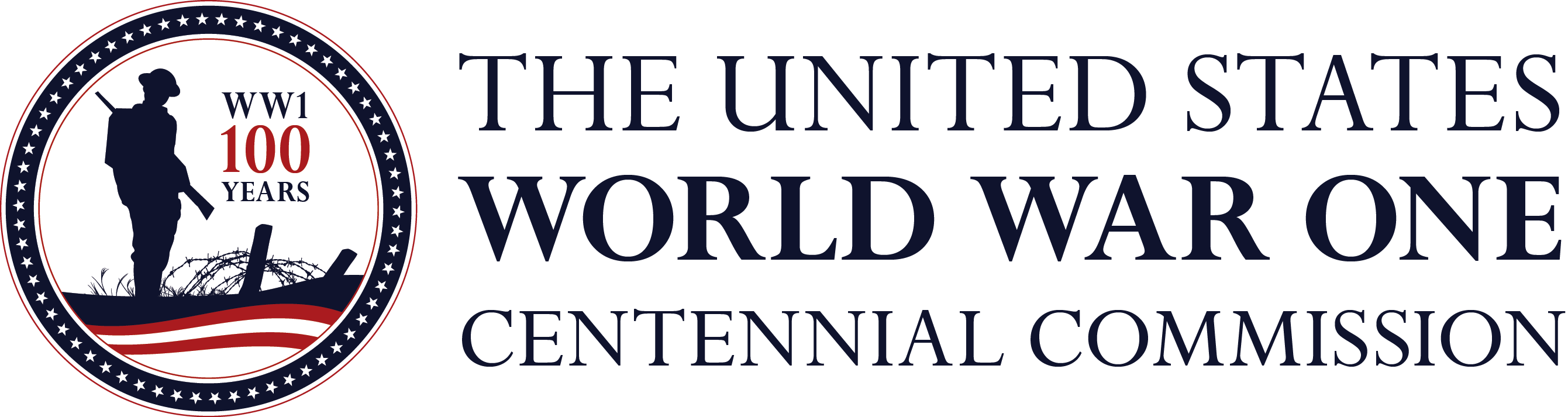 WW1 logo HorzCircle Color