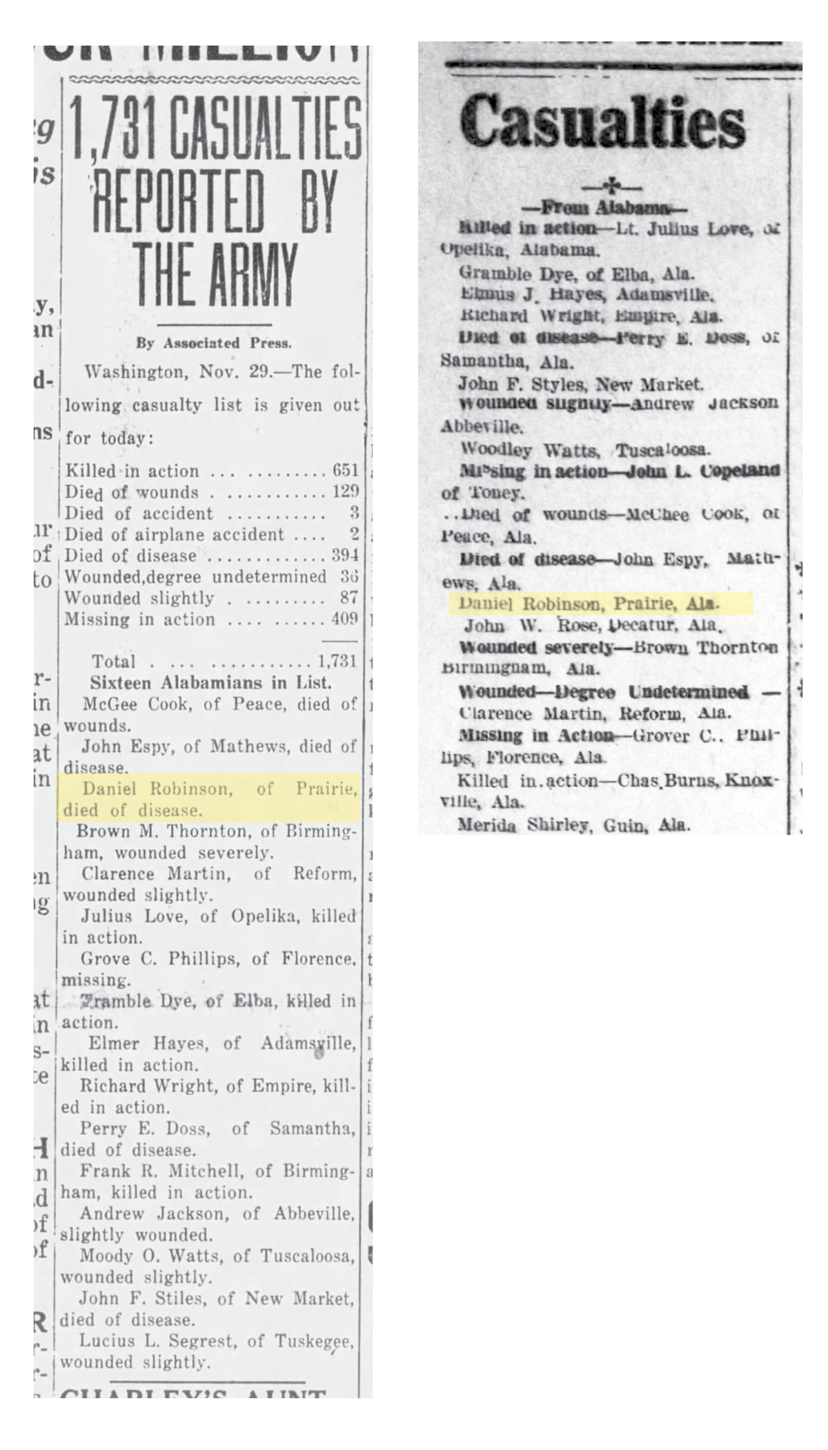 DanielRobinson Newspaper