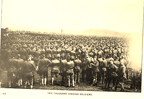 singing soldiers