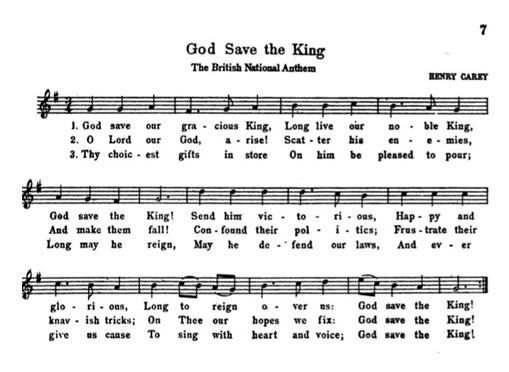 God save the King