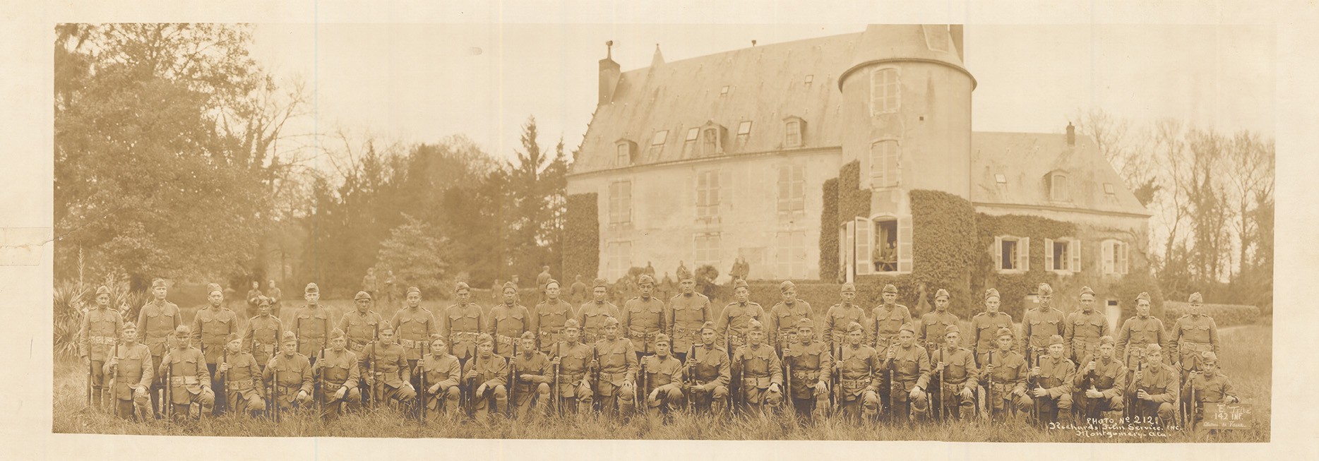 36 Division 142 Infantry Company E in France