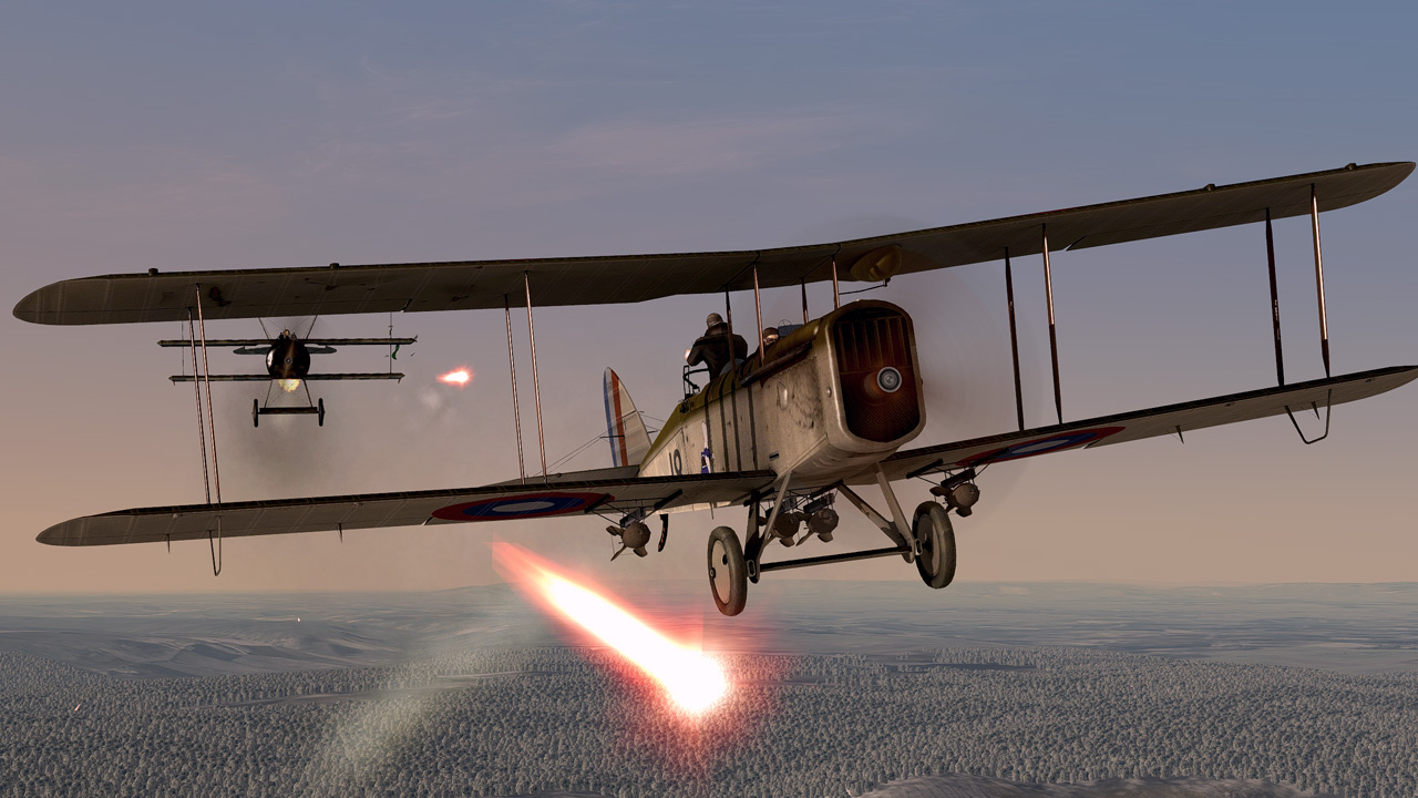 DH4 under attack