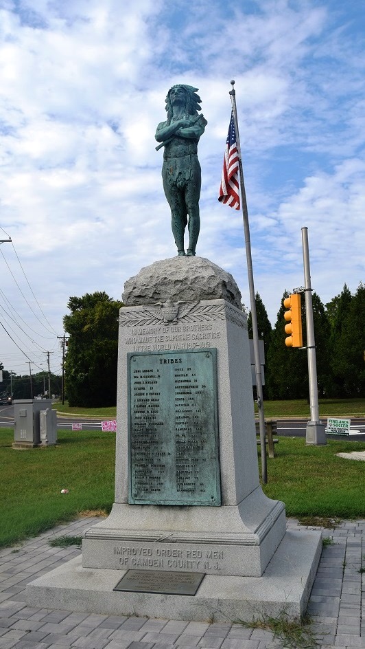 Zoom on the image : WWI Memorial - Improved Order of Red Men Great Council of NJ - Tuckerton