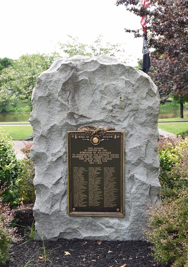 Zoom on the image : WWI Roll of Honor - Westville