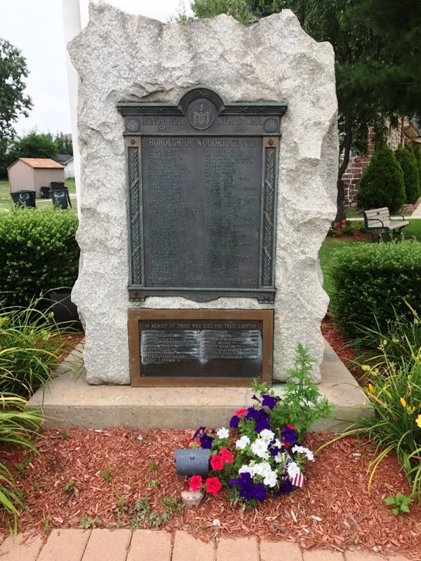 Zoom on the image : WWI Honor Roll - Wood Ridge