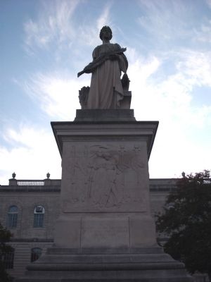 Zoom on the image : "Soldiers, Sailors, and Pioneers" Memorial