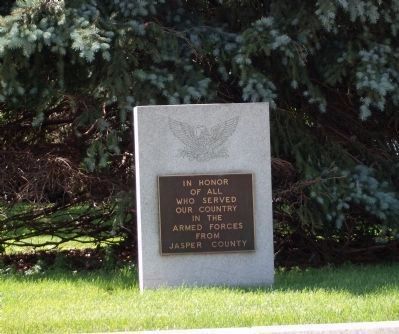Zoom on the image : Jasper County Veterans Memorial