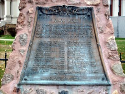 Zoom on the image : Parke County  World War I War Mothers Memorial