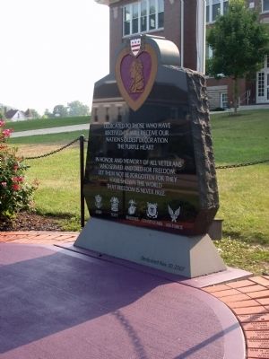 Zoom on the image : "The Purple Heart" Franklin County Memorial