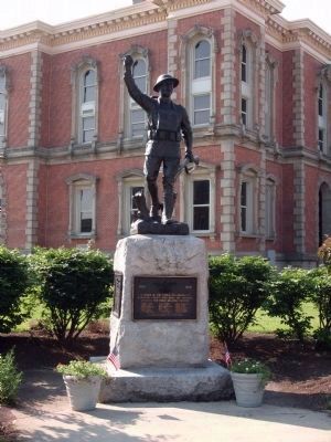 Zoom on the image : Winchester "Spirit of the American Doughboy" World War Memorial