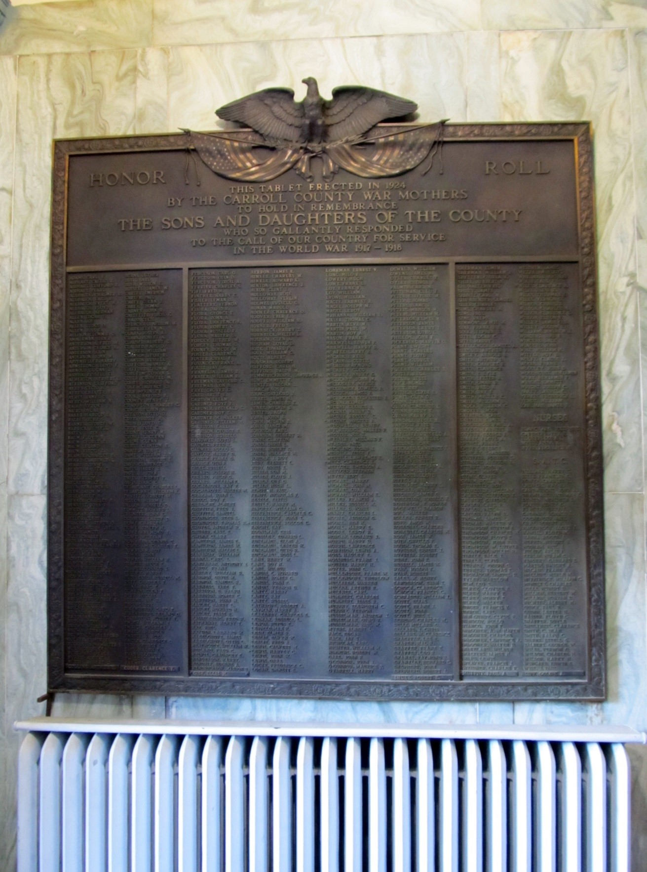 Zoom on the image : World War One Plaque Place by War Mothers