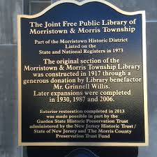 Zoom on the image : Morristown and Morris Township Library