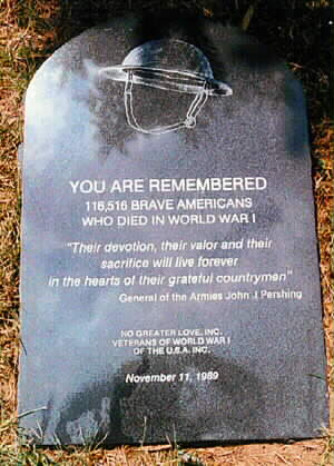 Zoom on the image : World War 1 Memorial at Arlington National Cemetery