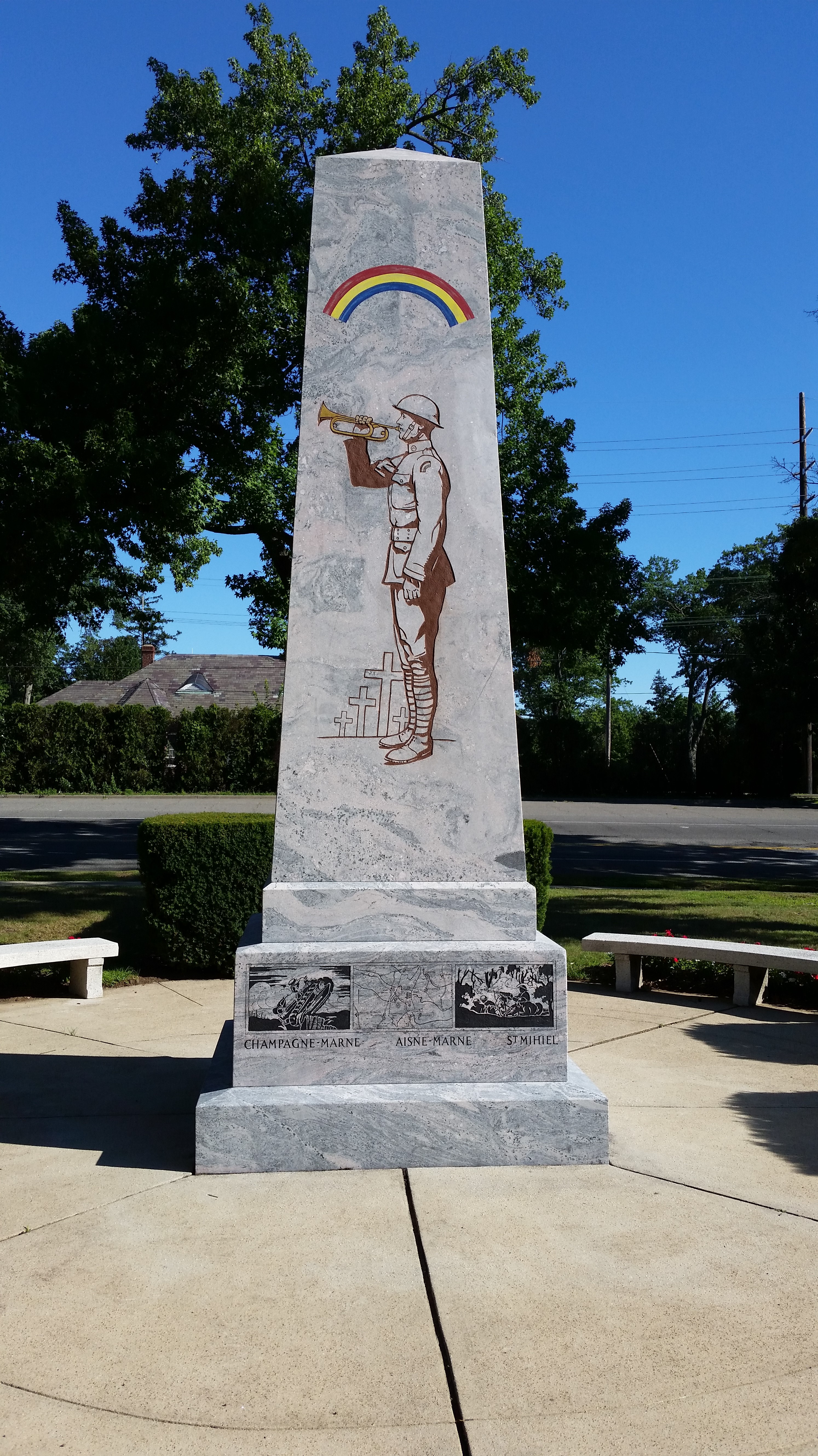 Zoom on the image : Rainbow Division Memorial