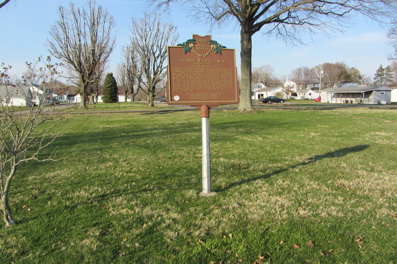 Zoom on the image : George W. Crile, M.D. (1864-1943) Historical Marker