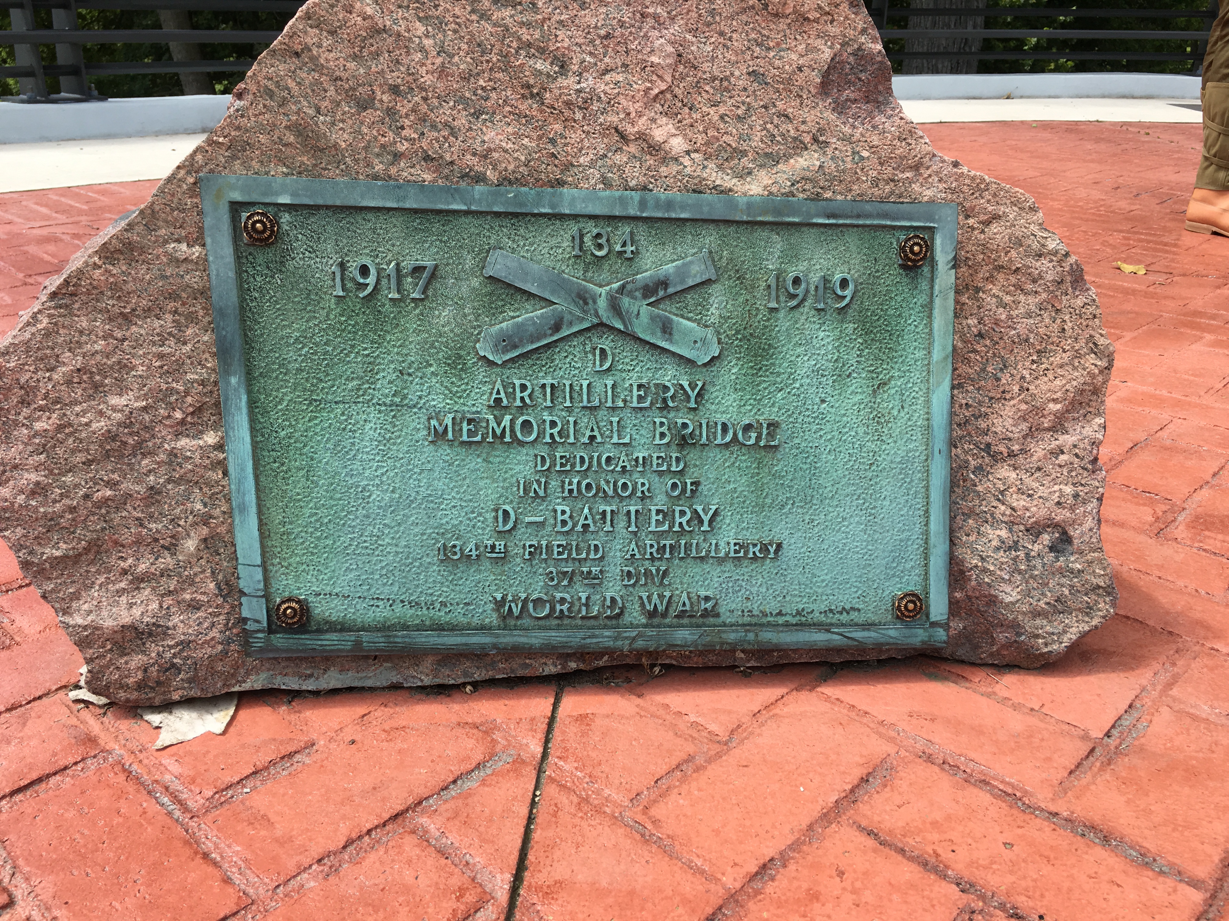 Zoom on the image : Battery D, 134th Field Artillery Memorial