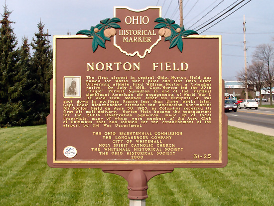 Zoom on the image : Norton Field Historical Marker