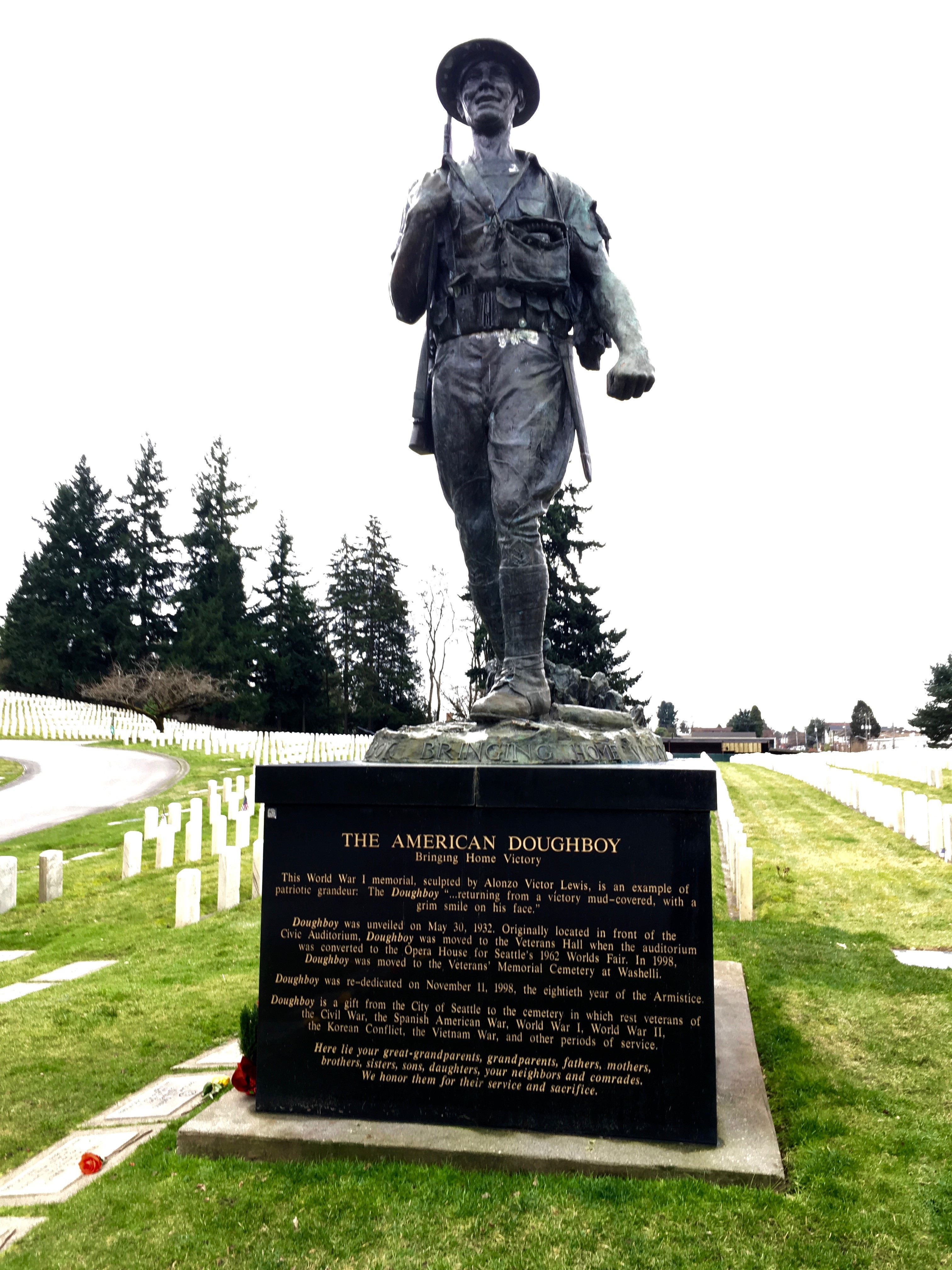 Zoom on the image : The American Doughboy - Bringing Home Victory