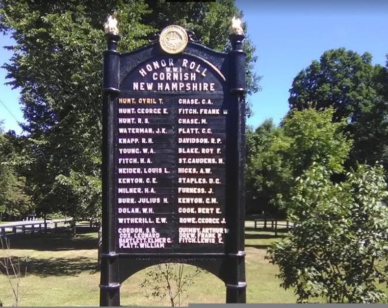 Zoom on the image : Cornish Honor Roll