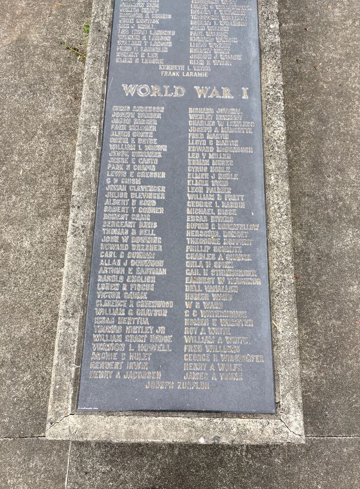 Zoom on the image : Lewis County’s War Memorial “THE FREEDOM WALK”