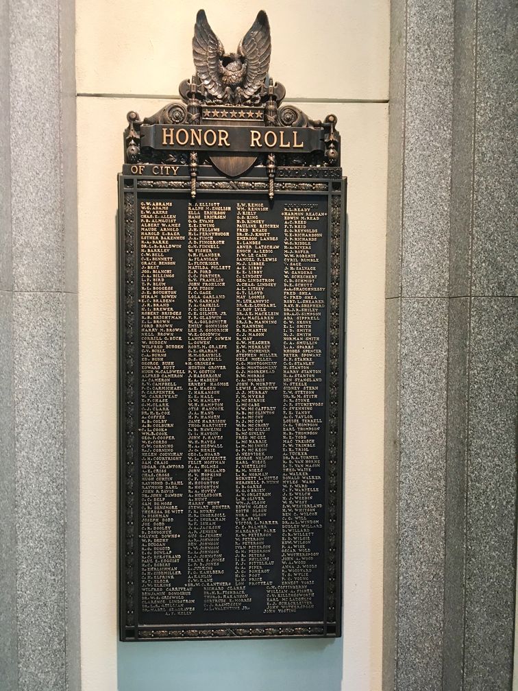 Zoom on the image : City of Seattle Employee Honor Roll