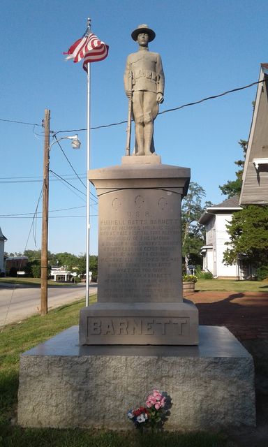 Zoom on the image : Barnett Statue