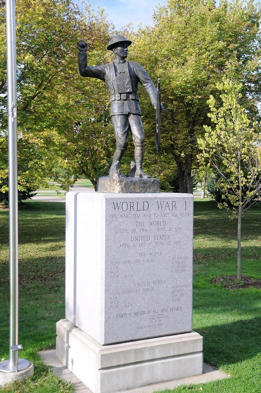 Zoom on the image : World War I Monument - Soldiers Walk