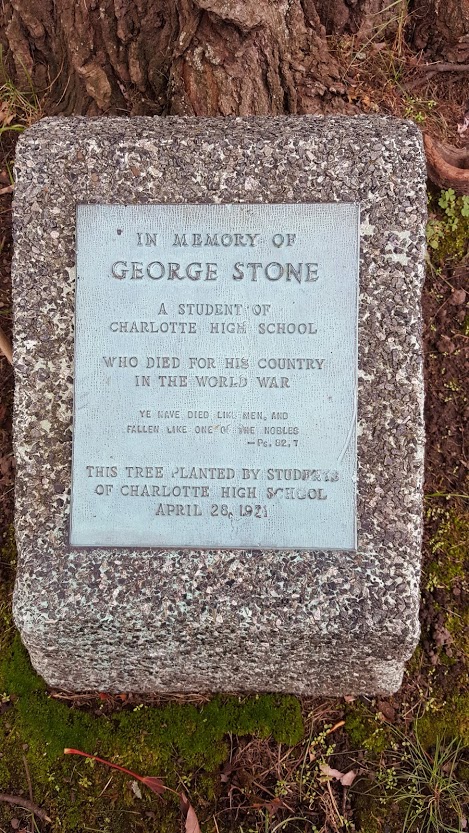 Zoom on the image : Charlotte High School Memorials