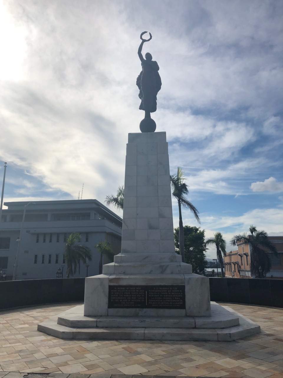 Zoom on the image : Monument in memory of Puerto Rico soldiers during WW1