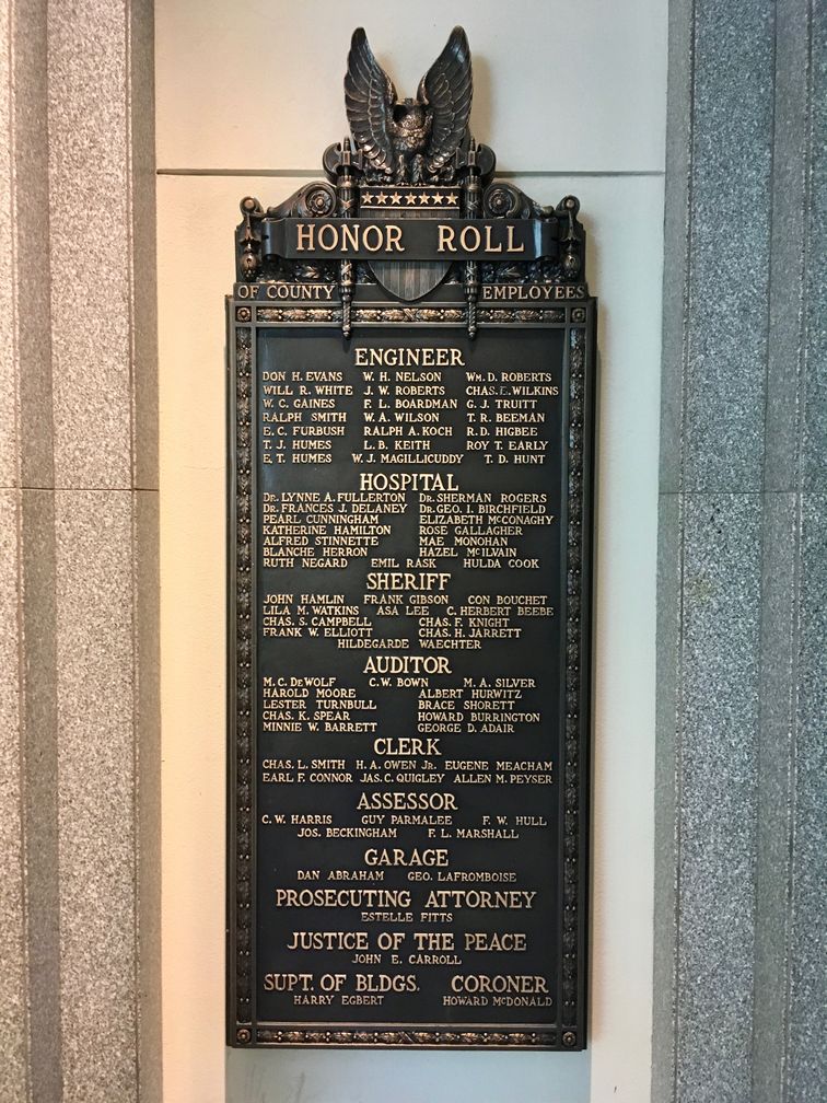 Zoom on the image : King County Washington Employee Honor Roll