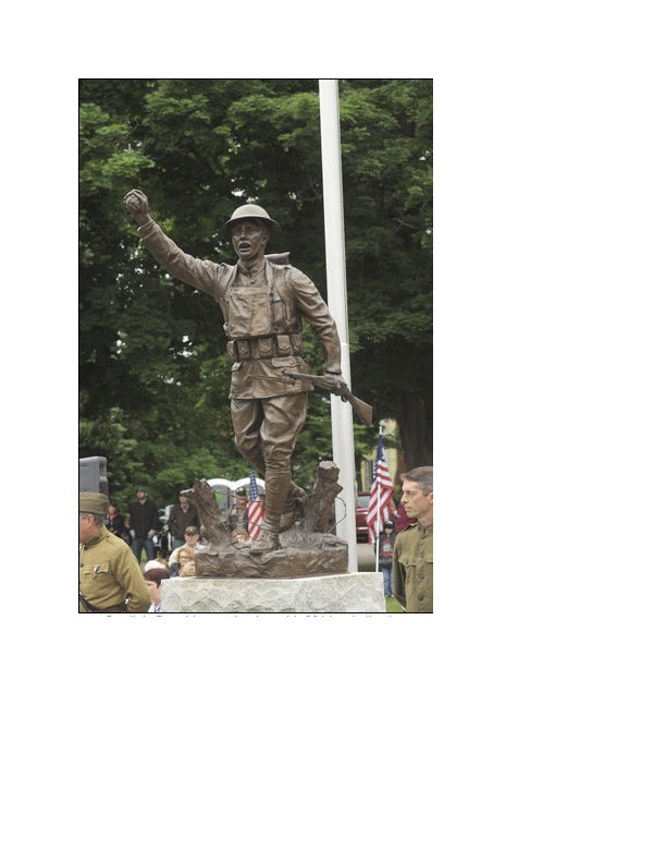 Zoom on the image : "The Spirit of the American Doughboy" in Castile
