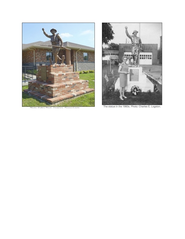 Zoom on the image : Crooksville, "The Spirit of the American Doughboy"